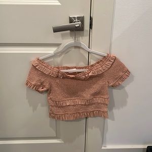 Off the shoulder top